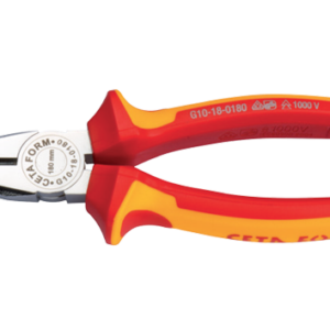CETA FORM 180MM 1000V KOMBİNE PENSE-PARLAK KROM/VDE - G10-18-0180