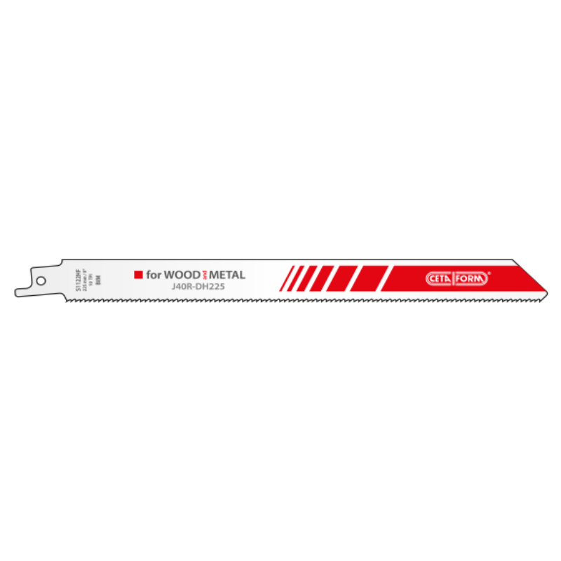 CETA FORM TİLKİ KUYRUĞU BIÇAĞI/METAL-AHŞAP İÇİN-5'Lİ PK. - J40R-DH225