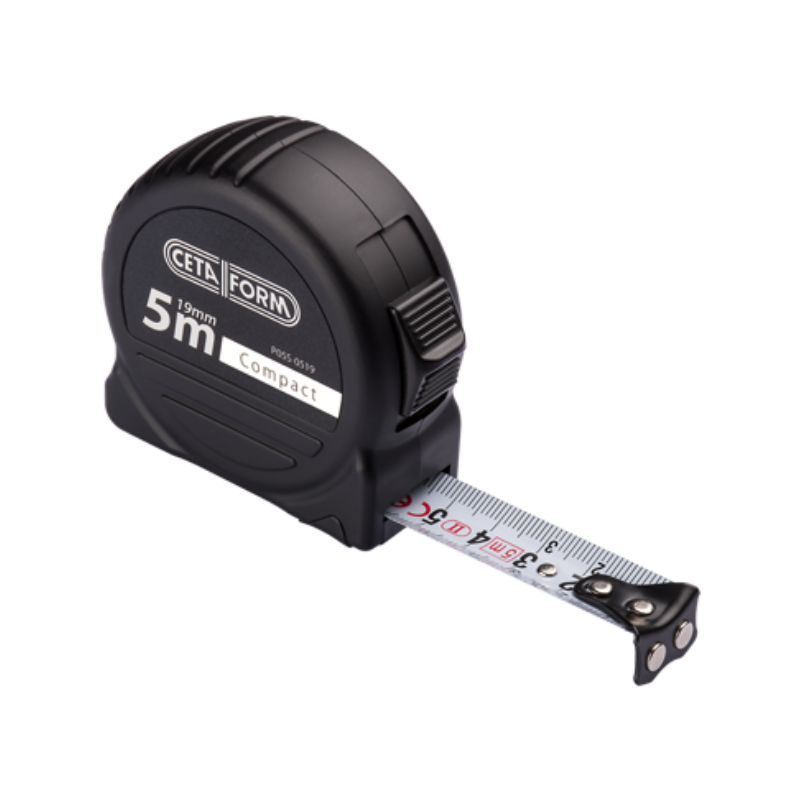 CETA FORM COMPACT ŞERİT METRE/SİYAH KASA-MIKNATISLI-10MX25MM - P05B-1025